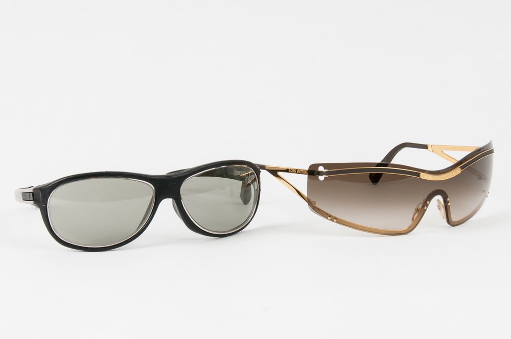 TWO PAIRS OF LOUIS VUITTON SUNGLASSES (1 of 10)