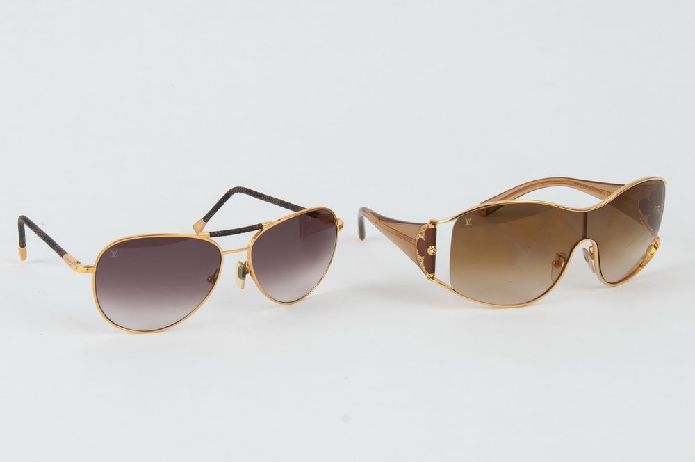 TWO PAIRS OF LOUIS VUITTON SUNGLASSES (1 of 10)