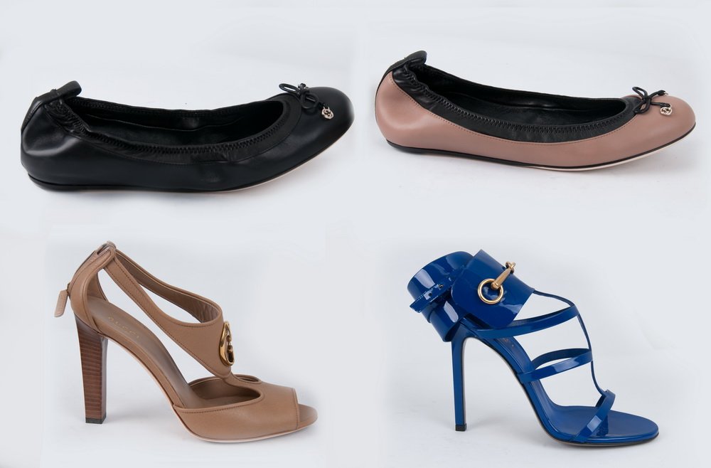 FOUR PAIRS GUCCI WOMEN'S SHOES (1 of 10)