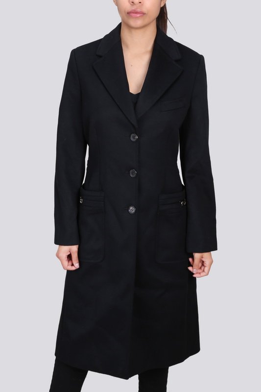 GUCCI BLACK WOOL OVERCOAT (1 of 8)