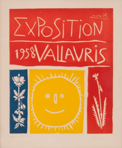 PABLO PICASSO: EXPOSITION 1958 VALLAURIS (1 of 8)