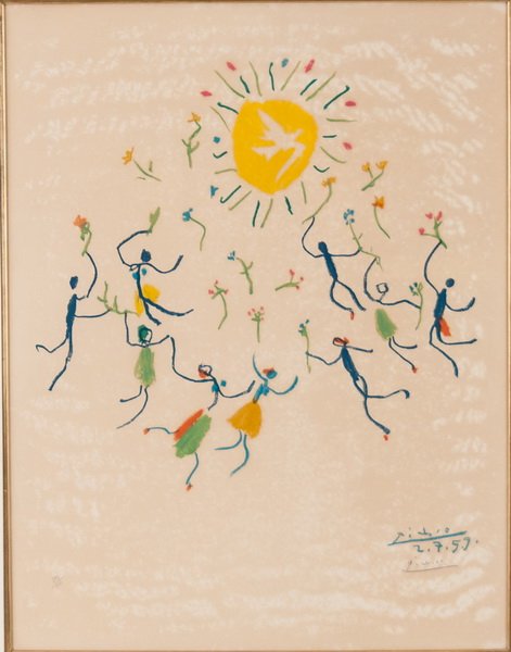 PABLO PICASSO: "LA RONDE DE LA JEUNESSE" (1 of 9)