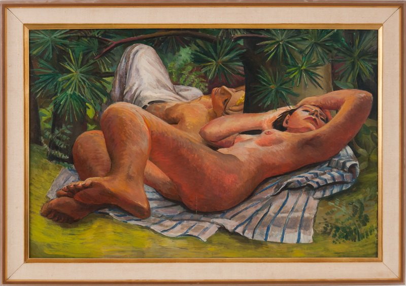DAVID PARK: "MAN AND WOMAN RECLINING" (1 of 10)