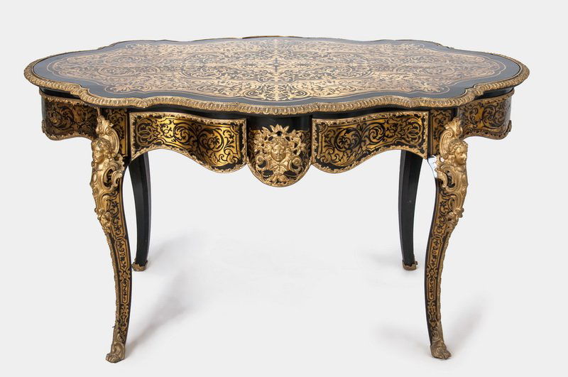 NAPOLEON III BOULLE SALON TABLE (1 of 10)