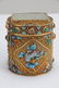 PAIR OF CHINESE ENAMELED GILT SILVER & WHITE JADE - 9