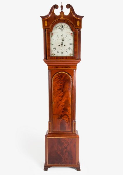 AMERICAN MAHOGANY TALL CASE CLOCK (1 of 7)