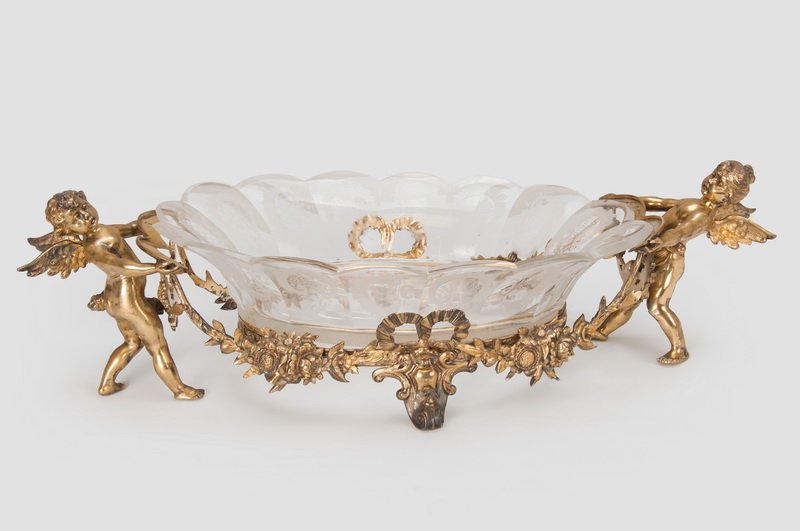 GERMAN .800 GILT SILVER FIGURAL CENTERPIECE (1 of 10)