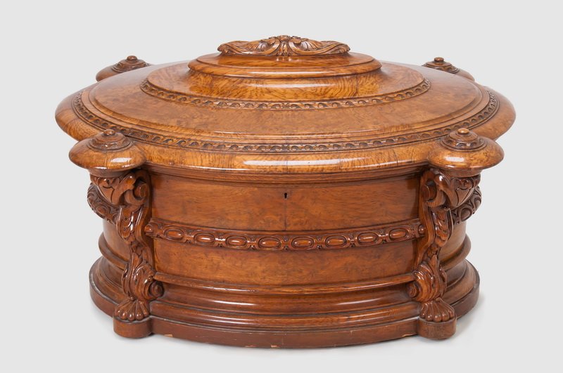 REGENCY BURLWOOD CELLARETTE (1 of 8)