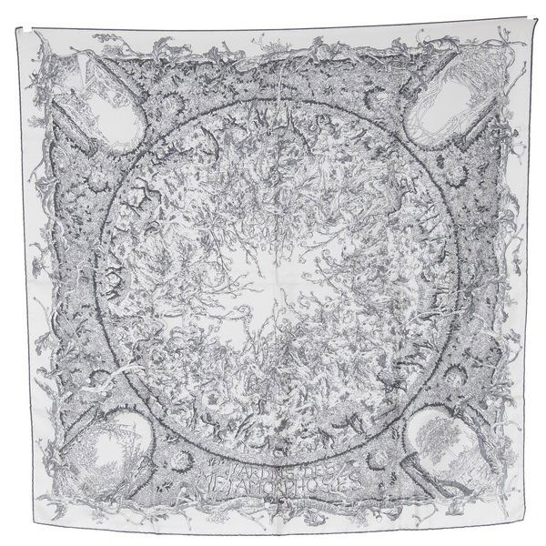 HERMES "LES JARDINS DES METAMORPHOSES" SCARF (1 of 7)