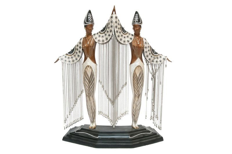 ERTE: BRONZE OF TWO DANCERS (1 of 9)