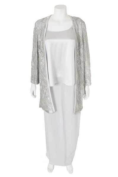 THREE-PIECE BOB MACKIE GREY EVENING SUIT (1 of 8)