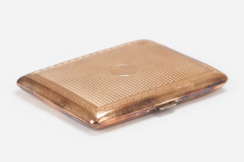 CONTINENTAL 14 KARAT GOLD CIGARETTE CASE (1 of 7)