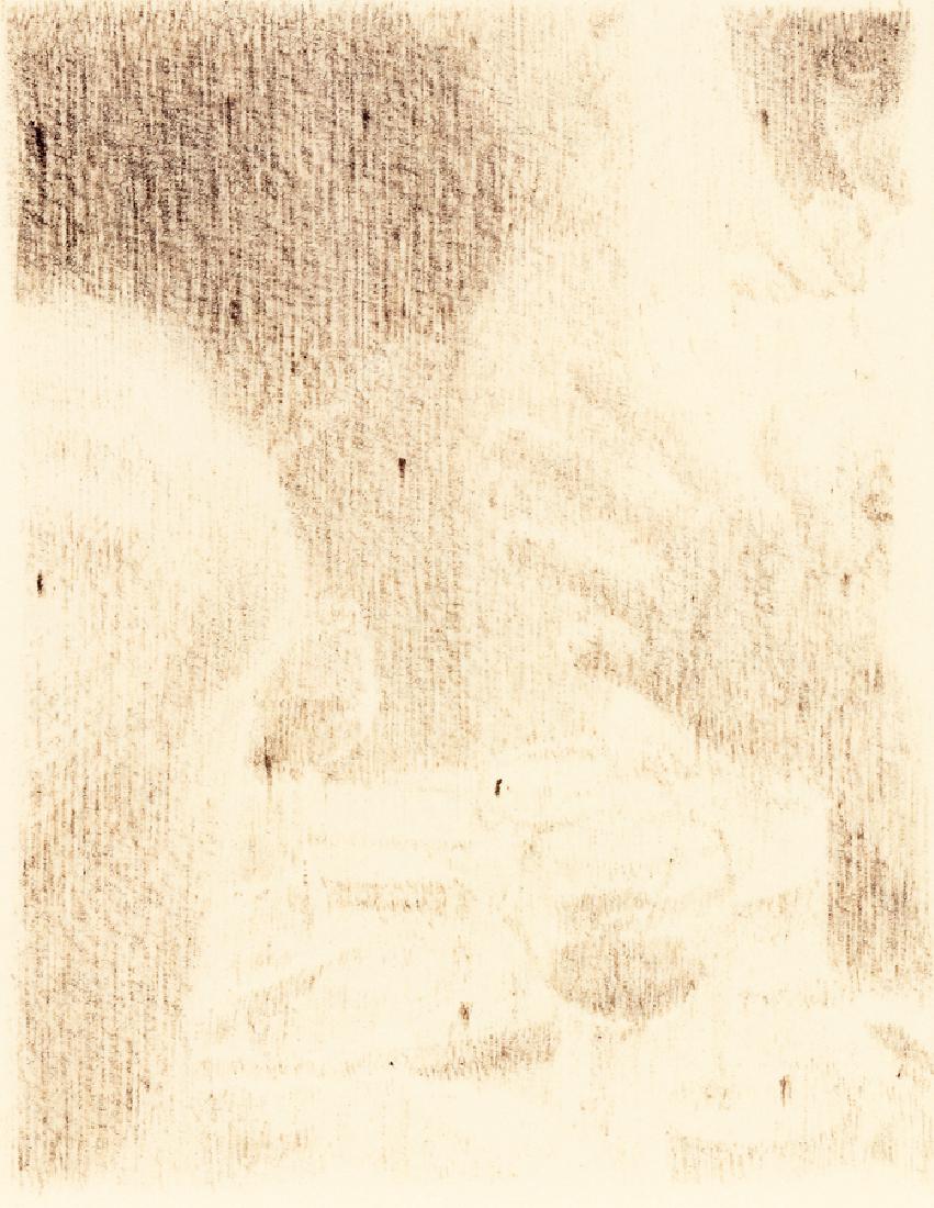 John Ward Knox: Untitled ink on paper title inscribed, signed and dated 2009 verso 70 x 52mm Provenance: from the Paint + Paper Collection. Purchased from Tim Melville Gallery, Auckland, October 2009.