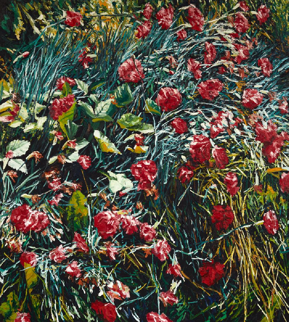 Karl Maughan: Untitled oil on Belgian linen signed and dated 8/11/88 verso 1605 x 1443mm