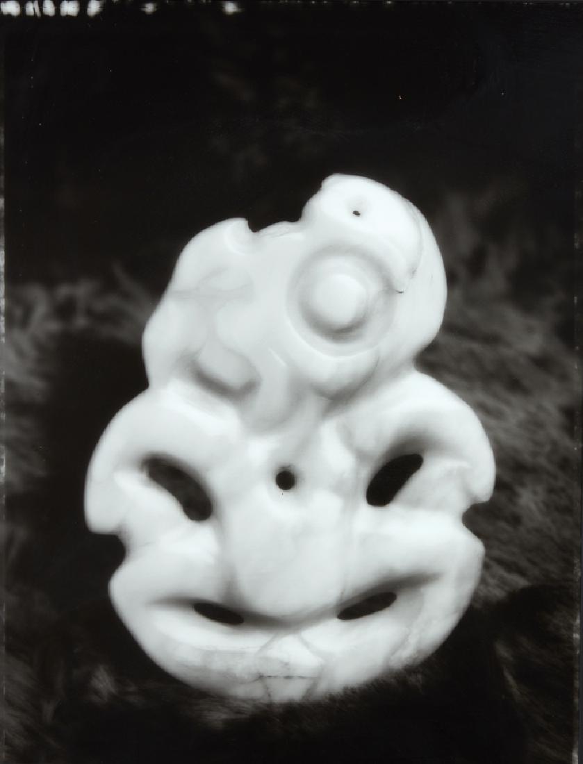 Fiona Pardington: Hei Tiki gelatin silver print signed and dated 2002 verso 550 x 420mm Provenance: Acquired from Webb's auction, July 2008
