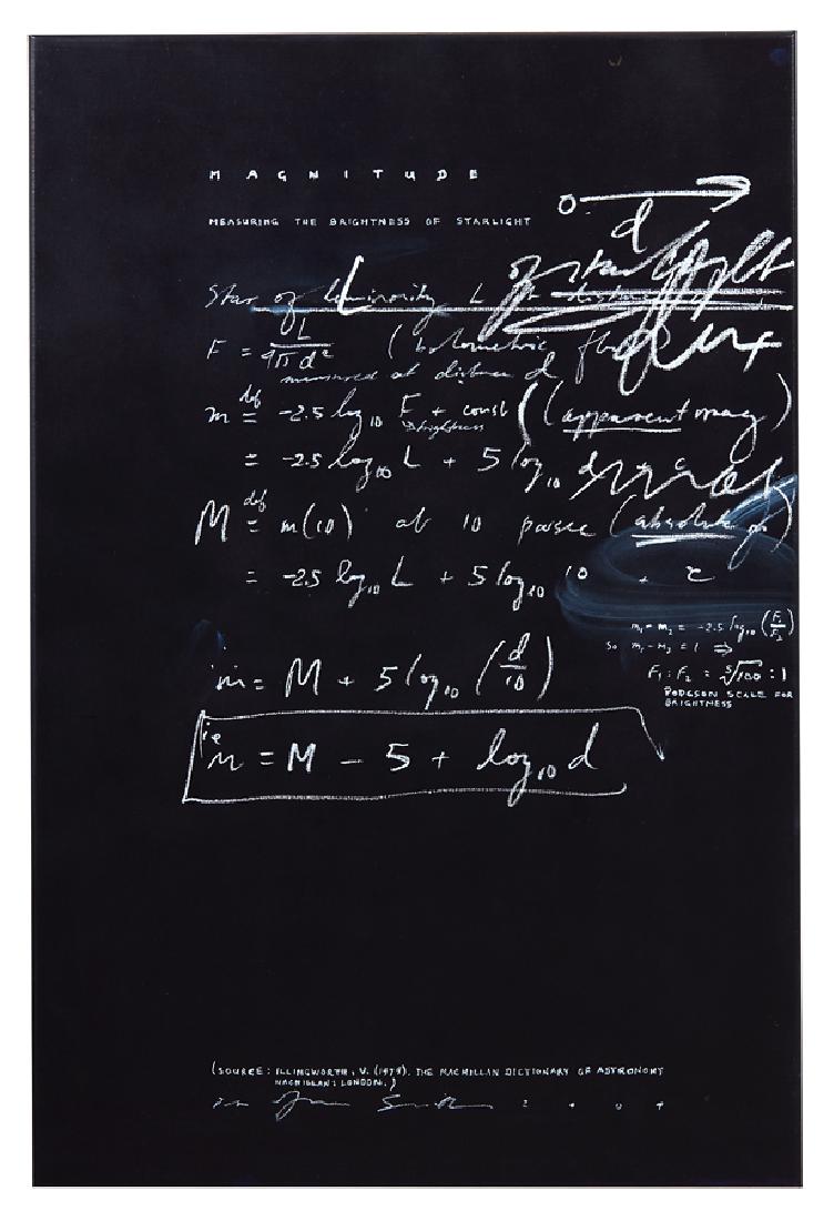 Peter James Smith: The Magnitude of Starlight oil on canvas title inscribed, signed and dated 2007 verso and inscribed repainted 2016, same title 920 x 610mm Provenance: Collection of the artist