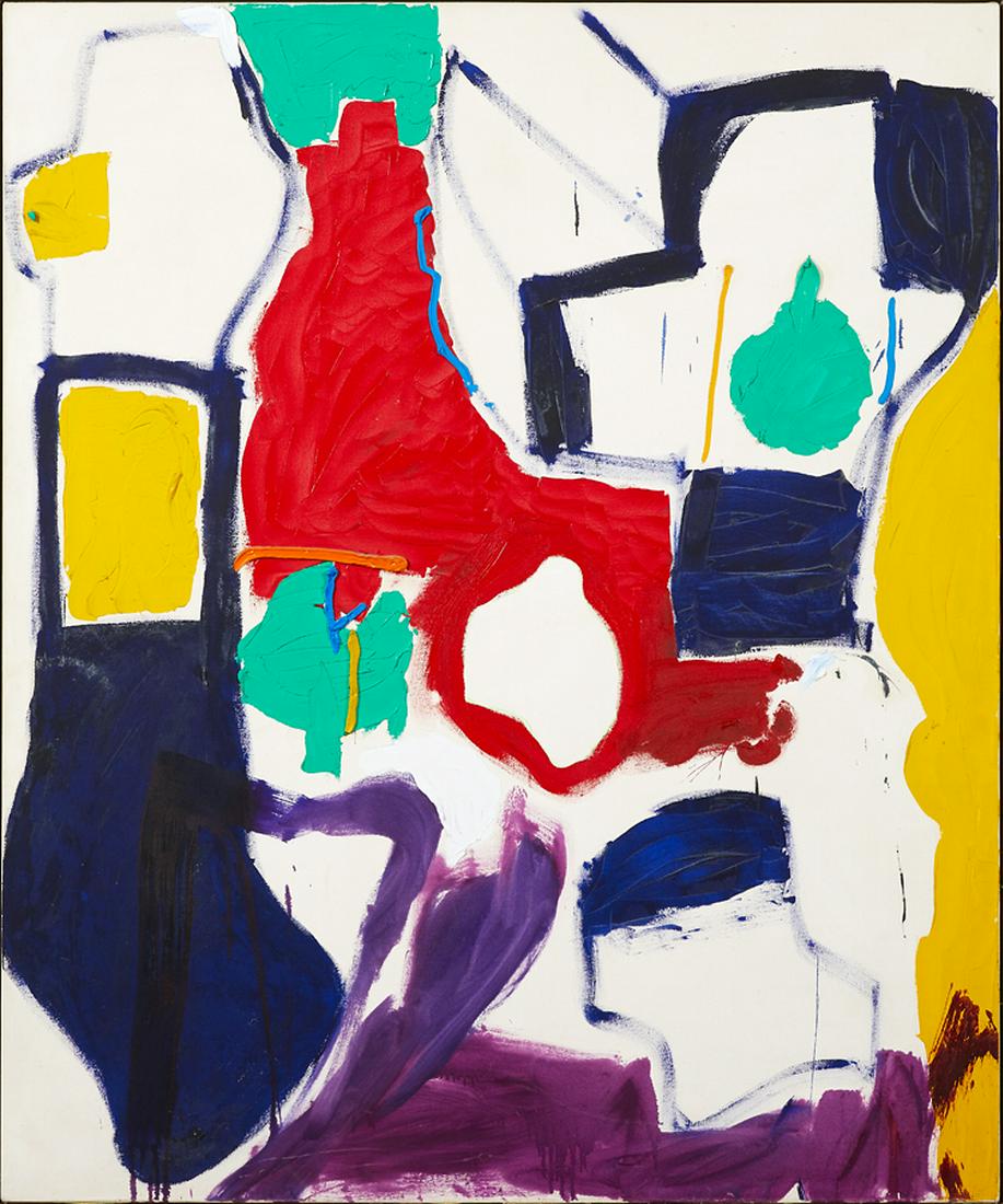 Julian Dashper: Julian Dashper Lyttelton Harbour oil on canvas title inscribed, signed and dated '86 verso 1805 x 1505mm Provenance Private collection, Auckland.