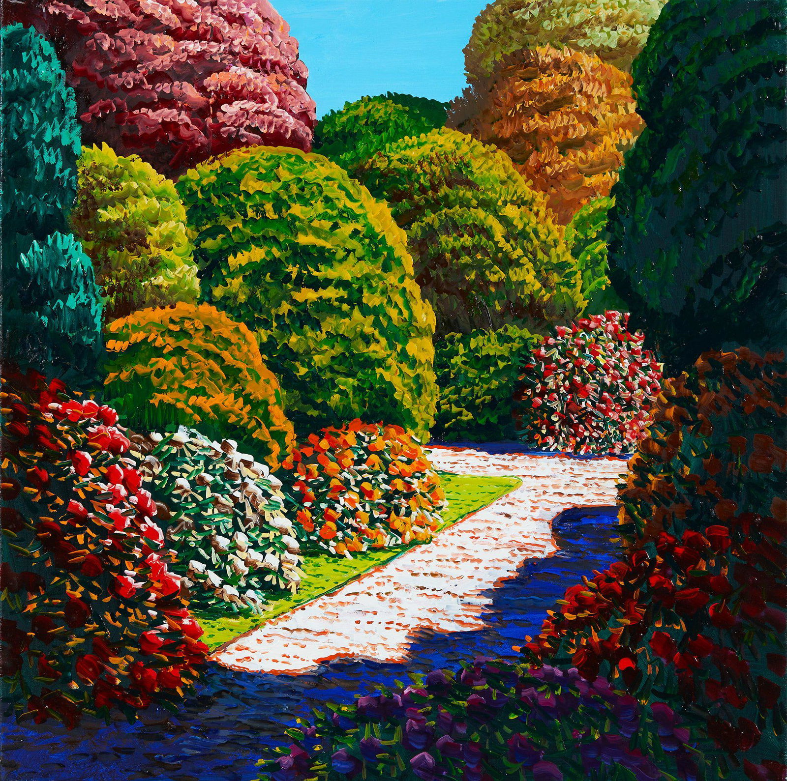 Karl Maughan: Karl Maughan Kiritaki oil on canvas title inscribed, signed and dated 15/02/2012 verso 510 x 510mm Provenance Private collection, Auckland.