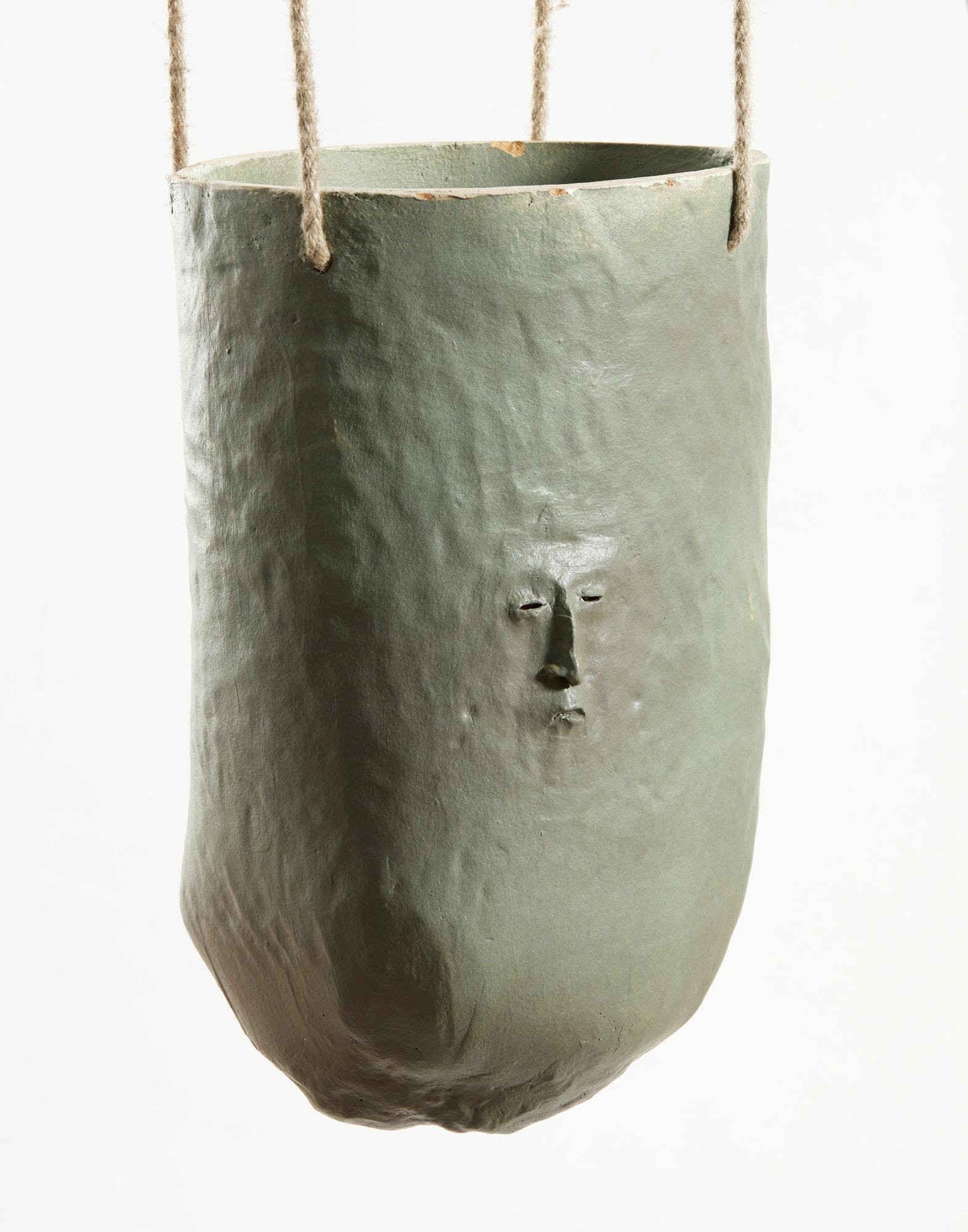 Francis Upritchard: Francis Upritchard Brian earthenware (2007) 530 x 290 x 290mm Exhibited 'Feelings', Ivan Anthony Gallery, Auckland, 23 May - 20 June, 2009.