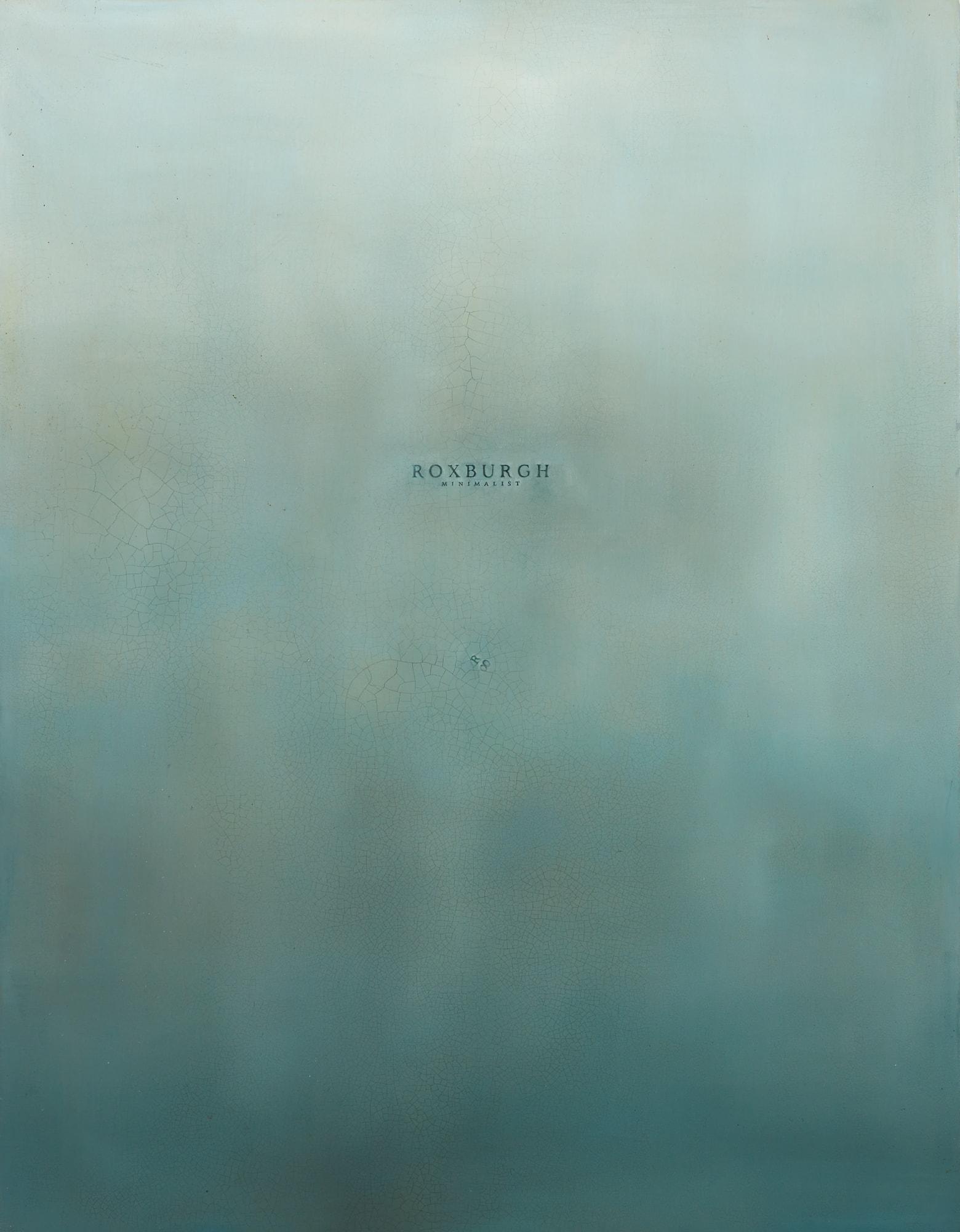 Heather Straka: Heather Straka Roxburgh - Minimalist oil on linen laid onto board title inscribed, signed and dated 2001 verso 900 x 700mm