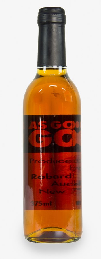 Billy Apple: As Good As Gold 375ml bottle of Robard and Butler wine together with ‘Tales of Gold: The Tale of Ray’ exhibiton catalogue (Artspace, 2004)