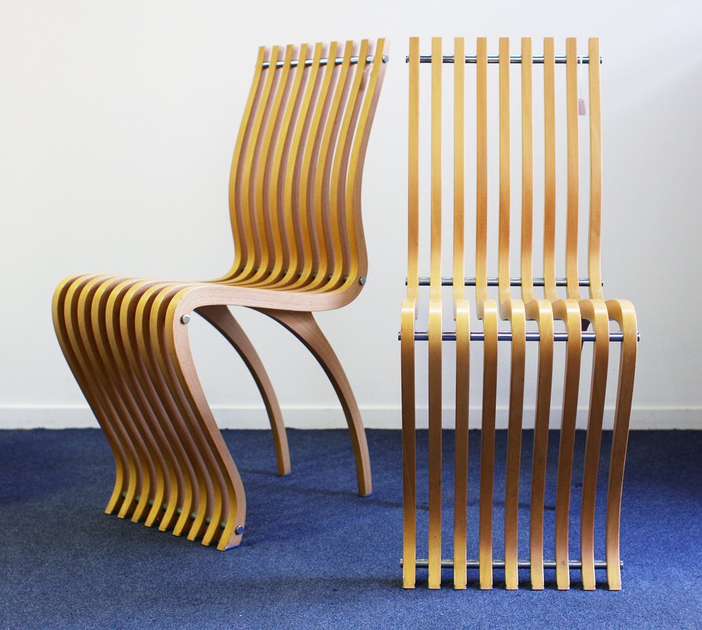 Ron Arad: Pair of Schizzo chairs.