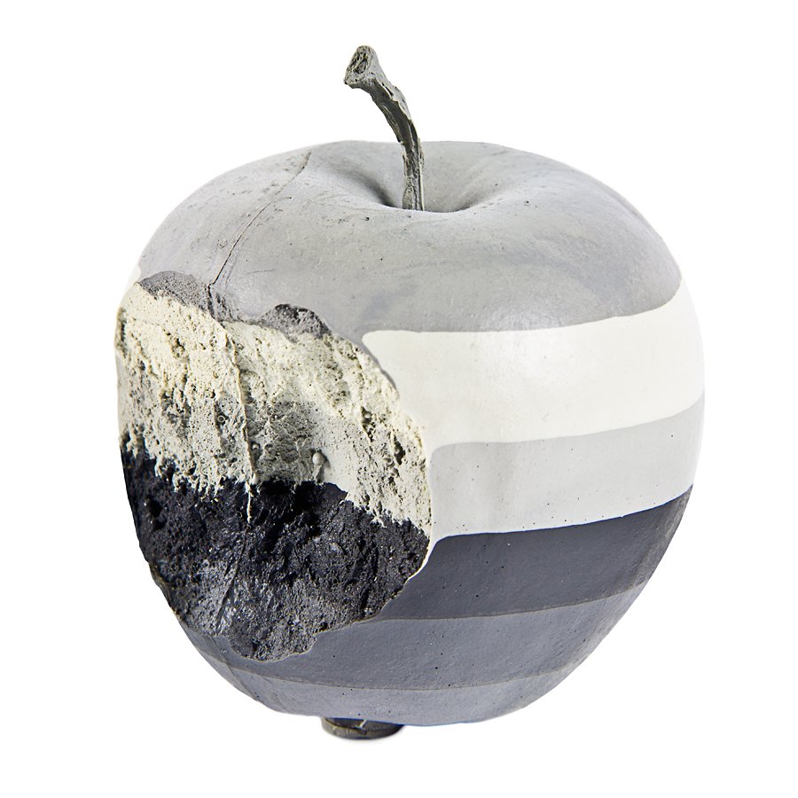 Ricky Swallow: Apple 2000 pigmented resin signed and editioned 8/12 95 x 75 x 75mm Provenance: Private collection, Wellington.