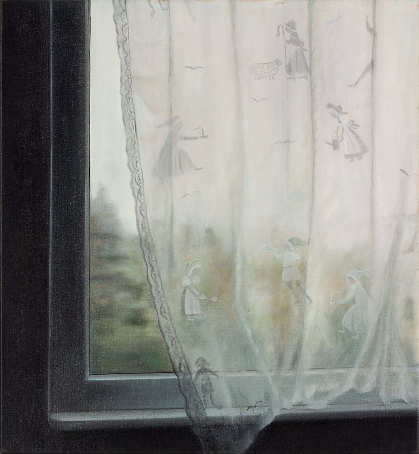 Emily Wolfe: Untitled oil on canvas signed and dated 2012 verso 558 x 507mm Provenance: The Collection of the ARTBUY Buying Group, Wellington.