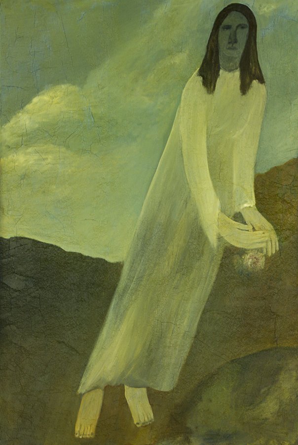 Star Gossage: Taenga Mai oil on canvas title inscribed, signed and dated 'Pakiri 2005' verso 1520 x 1010mm