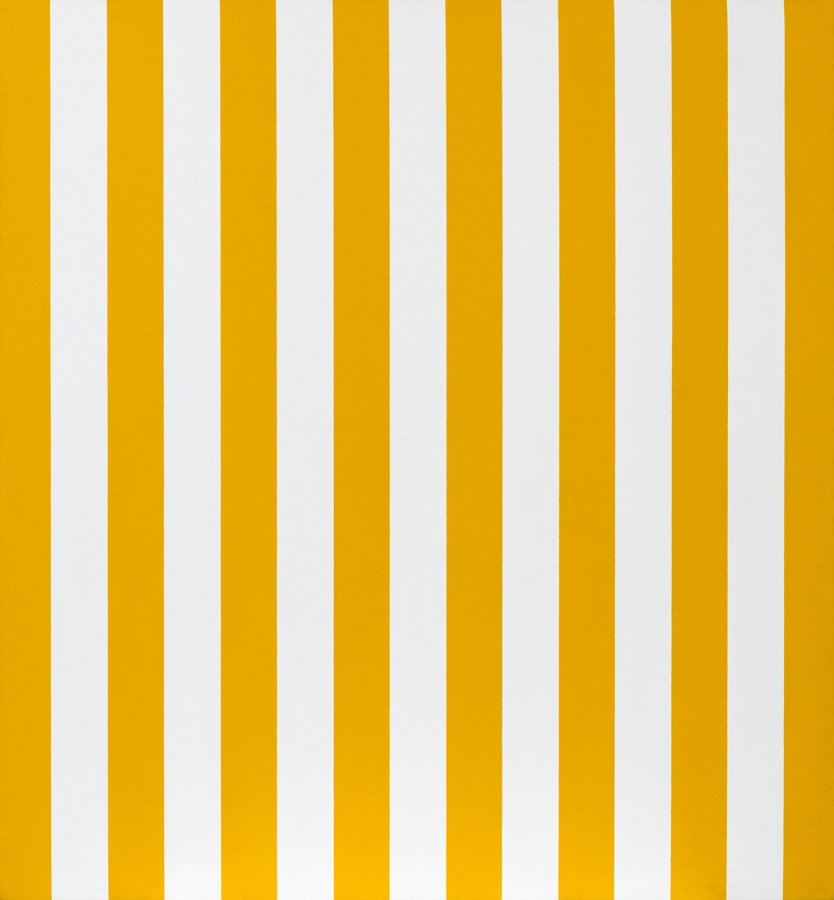 Julian Dashper: Untitled (1992) sprayed acrylic on industrial canvas signed and dated on label affixed verso 1220 x 1130mm Provenance: Private collection, Wellington.