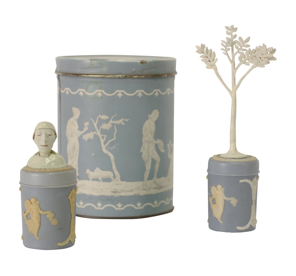 Francis Upritchard: Man and Tree modelling material, found objects and acrylic signed and dated '97 150 x 255 x 180mm