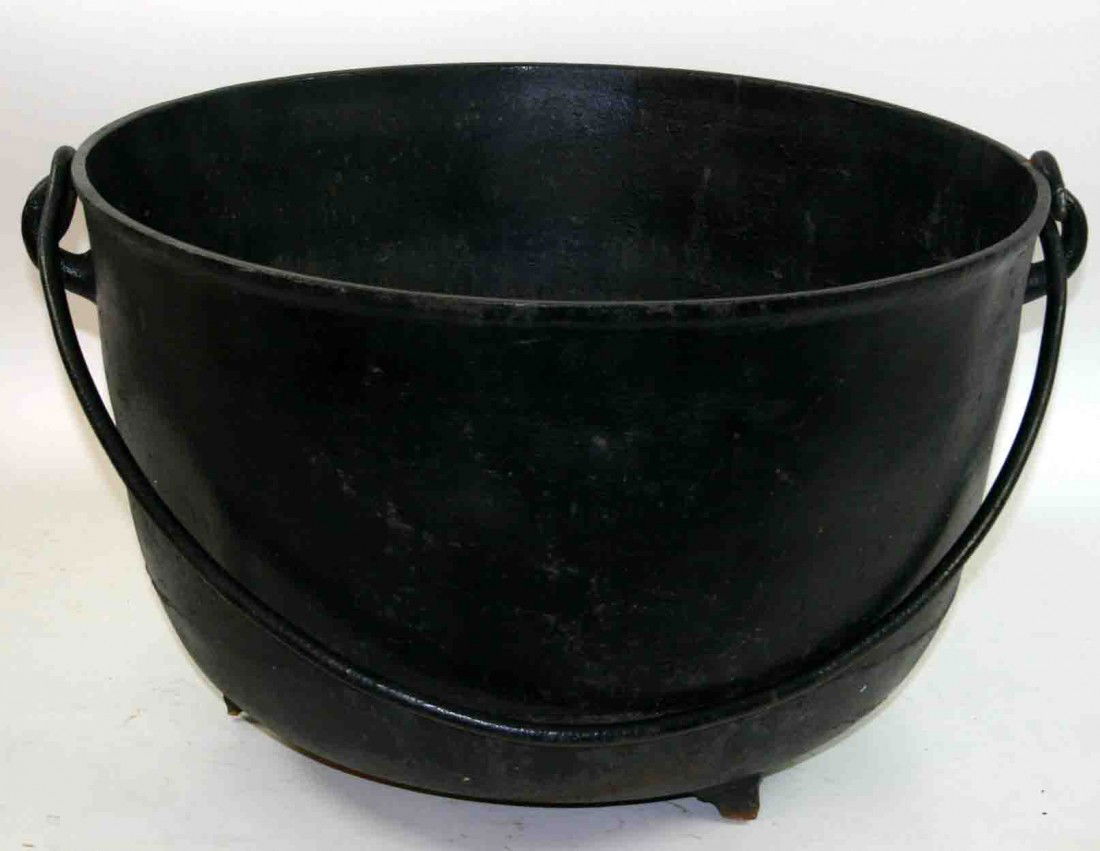 Cast Iron Butcher Kettle, Large Kettle Body, Thre May 21, 2011