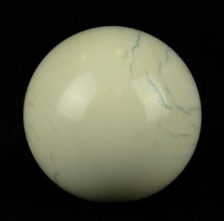 VINTAGE CARVED IVORY CUE BALL: VINTAGE CARVED IVORY CUE BALL Measures 2-1/4 Inches in Diameter Very Good Condition, SHIPPING U.S. ONLY $25 PLUS INS