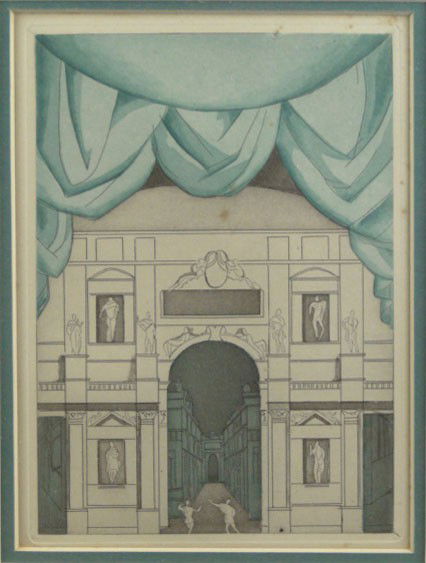 CHARLES MARTIN "L'ILLUSION HEROIQUE" ETCHING & AQ: CHARLES MARTIN "L'ILLUSION HEROIQUE" ETCHING & AQUATINT Illustration for "L'Illusion Heroique" by Henry de Regnier (1864-1936) French Novelist & Leader of the Symbolists. Printed by Roger LaCouriere,