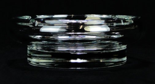 GEORG JENSEN VINTAGE CRYSTAL BOWL: GEORG JENSEN VINTAGE CRYSTAL BOWL Very Good Condition Measures Approximately 8-1/2 Inches in Diameter Comes with Georg Jensen Sticker, SHIPPING $35 PLUS INS
