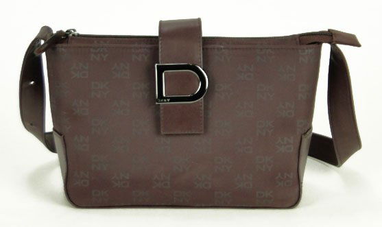 DONNA KARON DKNY BURGUNDY CANVAS HAND BAG: DONNA KARON DKNY BURGUNDY CANVAS HAND BAG Has a Leather Shoulder Strap Measures Approximately 9 Inches Wide 6 Inches Tall, SHIPPING $30 PLUS INS