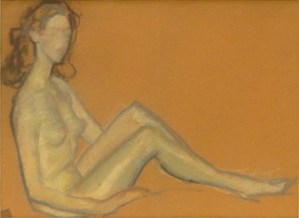 Pastel on Paper Nude Woman William Auerbach Levy: Pastel on Paper Nude Woman William Auerbach Levy Framed Matted Under Glass Measures Approximately 11-14 Inches Tall 15-1/4 Inches Wide Plus Frame, WE WILL NOT SHIP THIS LOT, CAN REFER LOCAL SHIPPER