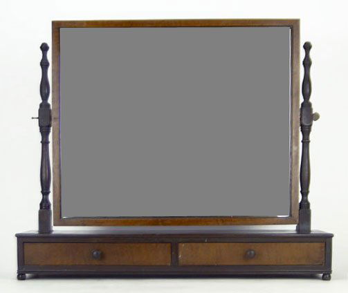 Wonderful Antique Burl Wood Shaving Mirror: Wonderful Antique Burl Wood Shaving Mirror WE WILL NOT SHIP THIS ITEM BUT CAN RECOMMEND A SHIPPER TO YOU