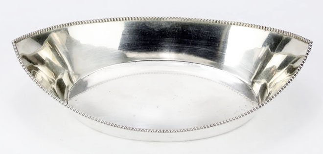 STERLING SILVER BOAT SHAPED BOWL - 2