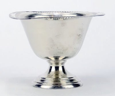 VINTAGE STERLING SILVER RETICULATED FOOTED BOWL