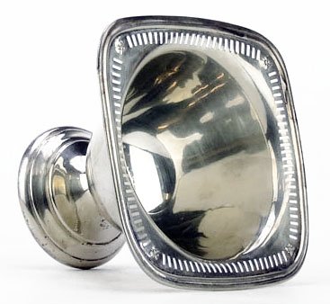 VINTAGE STERLING SILVER RETICULATED FOOTED BOWL - 2