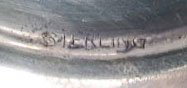 VINTAGE STERLING SILVER RETICULATED FOOTED BOWL - 4