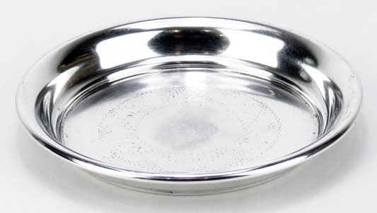 VINTAGE JUDAIC KIDDUSH CUP WITH UNDER TRAY