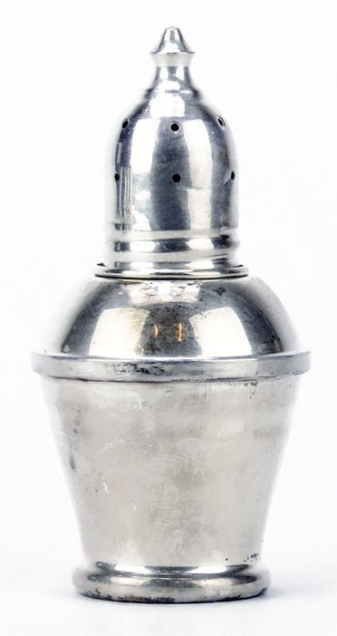 FOUR STERLING SILVER WEIGHTED SHAKERS - 2