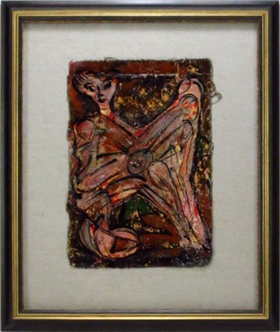 ALEXANDER GORE OIL ON PAPER RUSSIAN AMERICAN ARTIST - 2
