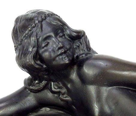 DECO STYLE BRONZE MERMAID TRAY - 3