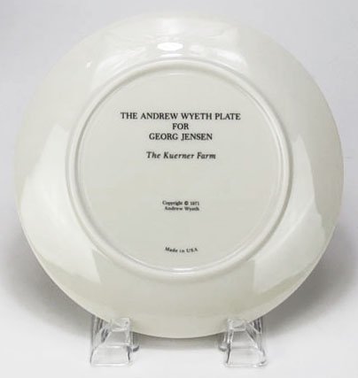 GEORG JENSEN/ANDREW WYETH PLATES - 2