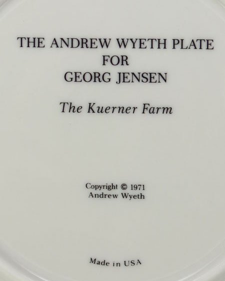 GEORG JENSEN/ANDREW WYETH PLATES - 3
