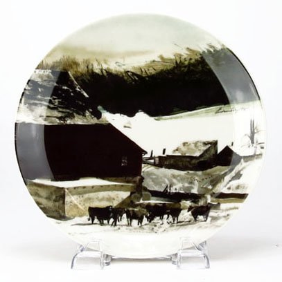 GEORG JENSEN/ANDREW WYETH PLATES - 4
