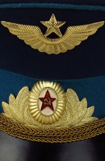 VINTAGE RUSSIAN OFFICERS HAT - 5